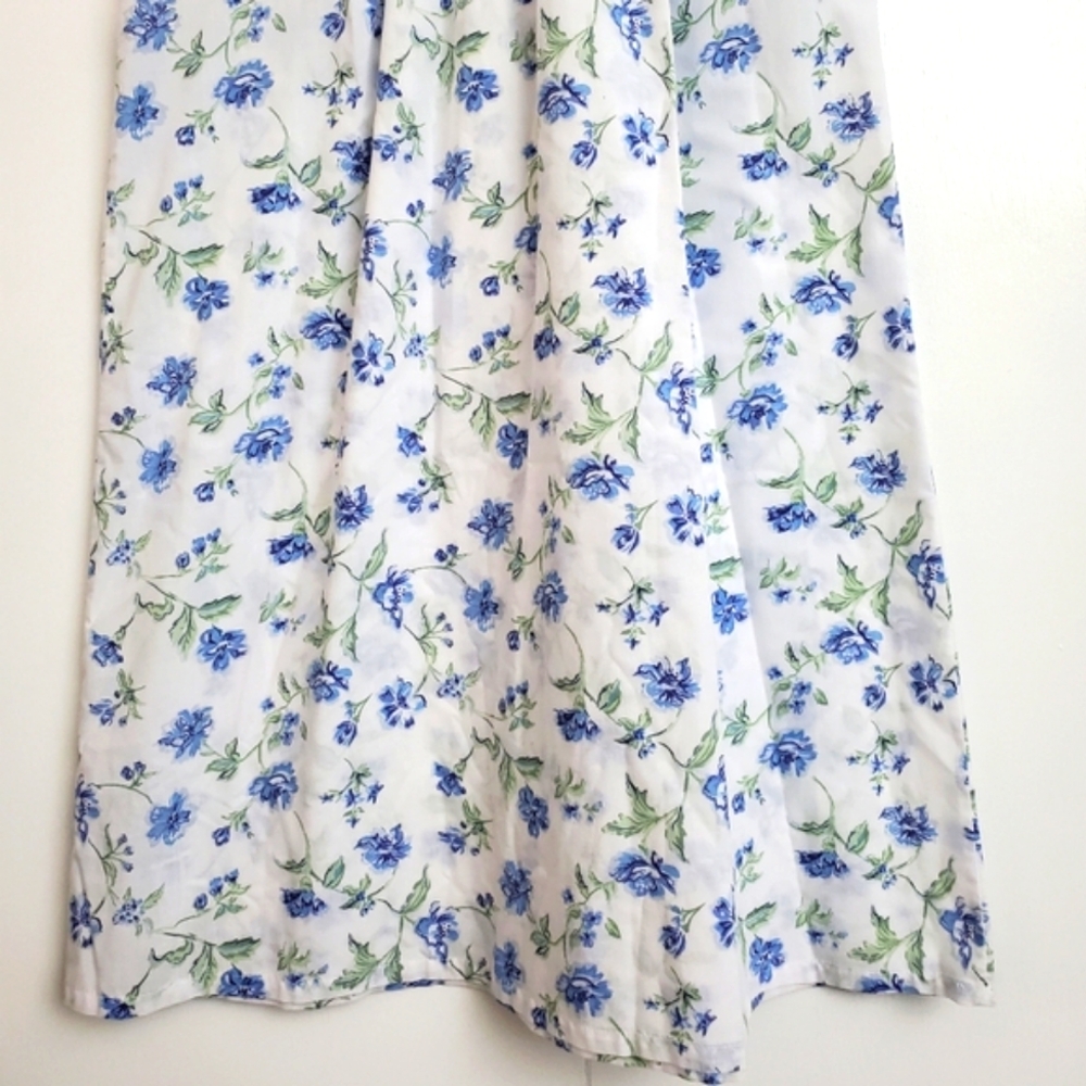 Ship'n Shore Vtg Sleeveless Ruffle Traditional Nightgown & Robe Set Sz Sm - Picture 7 of 16